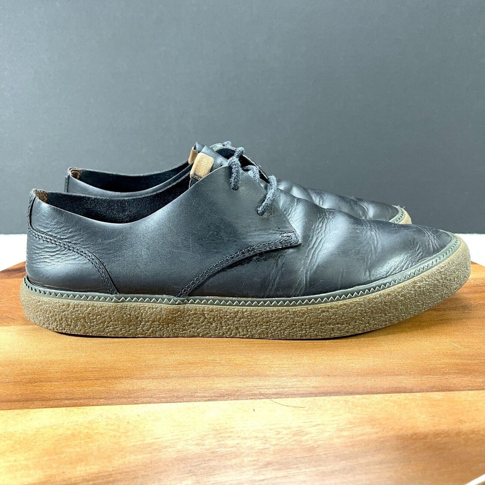 Pointer Crago Mens Size‎ 12 Casual Sneakers Shoes Black Leather